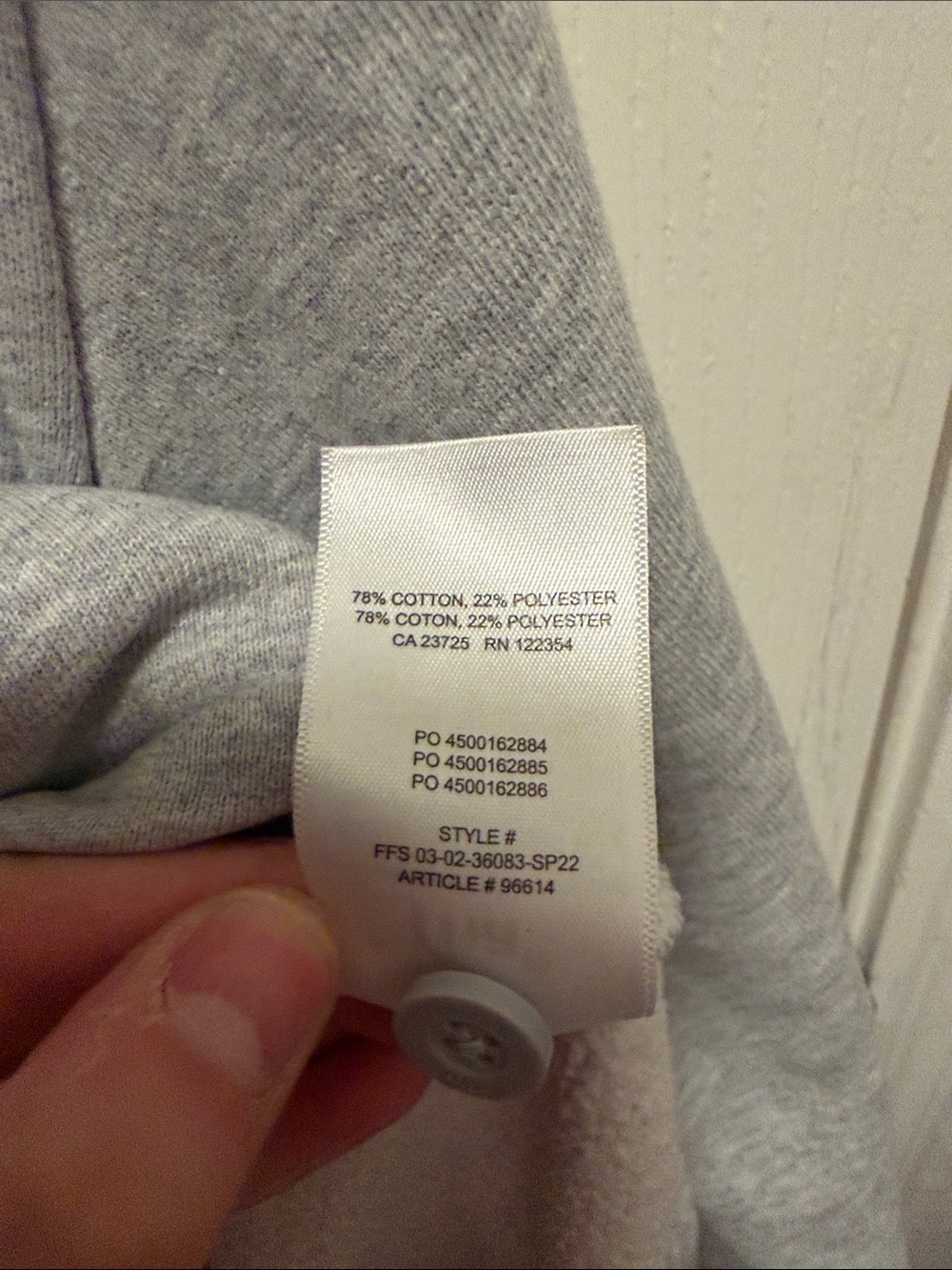 TNA Cozy Fleece Boyfriend Button-up Shirt Jacket in Light Gray - Picture 7 of 7